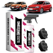 Gloss Dressing - Plastic, 2025 New Gloss Dressing for Floor Mats, Trim \u0026 Tire Dressing - Restore Faded Plastics, Plastic Restorer for Cars Ceramic Plastic Coating (1Pcs)